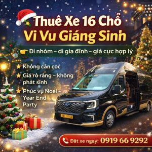 thue xe 16c - giang sinh